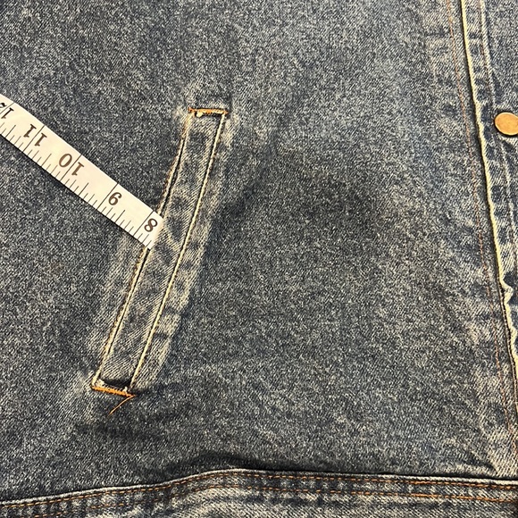 Sportsmaster DENIM JACKET 2XL w/lining EUC (Ericsson Logo) Rugged - Picture 8 of 12